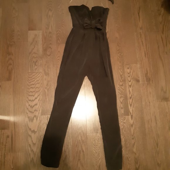 Black strapless jumpsuit - Picture 4 of 6